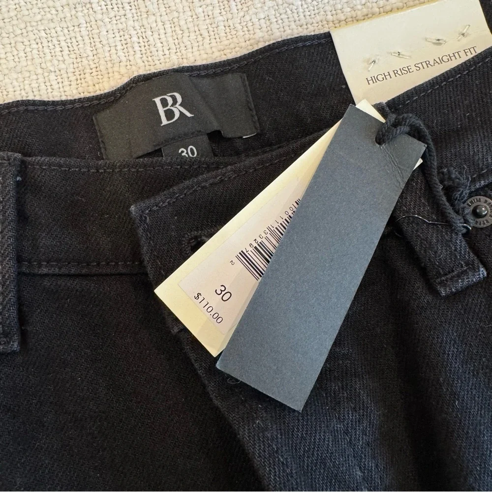 NWT Banana Republic Black Wide Leg Jeans - Picture 8 of 10